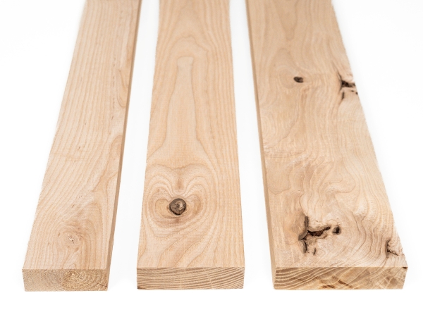 Houten lamel Essen Rustiek 24x100mm 40-200cm Plint Lijstwerk Onderconstructie